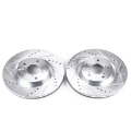 Picture of Power Stop 09-14 Acura TL Front Evolution Drilled & Slotted Rotors - Pair