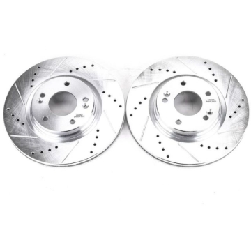 Picture of Power Stop 17-19 Hyundai Elantra Front Evolution Drilled & Slotted Rotors - Pair