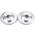 Picture of Power Stop 02-07 Mitsubishi Lancer Front Evolution Drilled & Slotted Rotors - Pair
