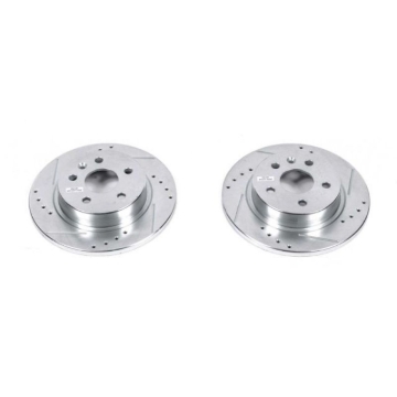 Picture of Power Stop 13-19 Buick Encore Rear Evolution Drilled & Slotted Rotors - Pair
