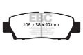 Picture of EBC 95-96 Toyota Avalon 3-0 Yellowstuff Rear Brake Pads
