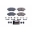 Picture of Power Stop 2000 Toyota Echo Front Z23 Evolution Sport Brake Pads w-Hardware