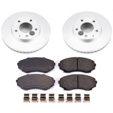 Picture of Power Stop 00-06 Mazda MPV Front Z17 Evolution Geomet Coated Brake Kit