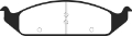Picture of EBC 95-97 Chrysler Cirrus 2-4 14in Wheels Redstuff Front Brake Pads
