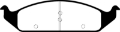 Picture of EBC 95-97 Chrysler Cirrus 2-4 14in Wheels Redstuff Front Brake Pads
