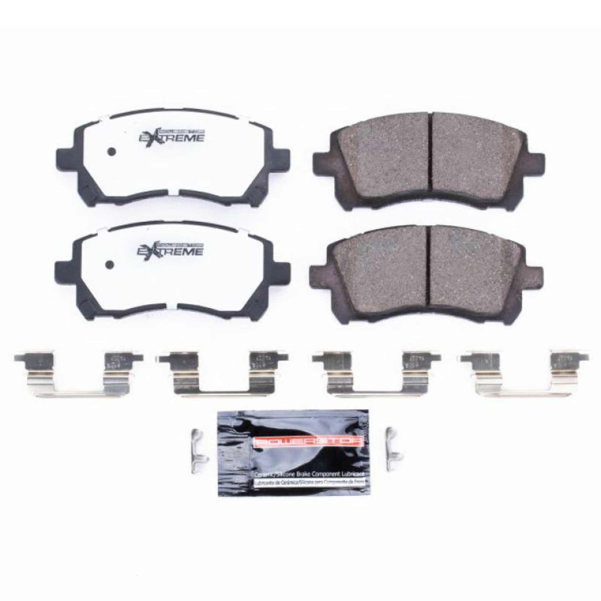 Picture of Power Stop 98-02 Subaru Forester Front Z26 Extreme Street Brake Pads w-Hardware