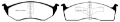 Picture of EBC 95-97 Chrysler Concorde 3-3 Redstuff Front Brake Pads