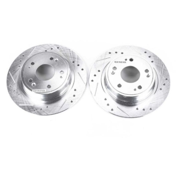 Picture of Power Stop 16-19 Acura ILX Rear Evolution Drilled & Slotted Rotors - Pair