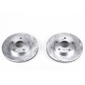 Picture of Power Stop 92-01 Toyota Camry Front Evolution Drilled & Slotted Rotors - Pair