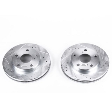Picture of Power Stop 92-01 Toyota Camry Front Evolution Drilled & Slotted Rotors - Pair
