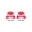 Picture of Power Stop 97-02 Ford Expedition Front Red Calipers w-Brackets - Pair
