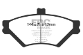 Picture of EBC 95-97 Ford Crown Victoria 4-6 Phenolic PisTons Greenstuff Front Brake Pads