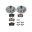 Picture of Power Stop 97-01 Audi A4 Rear Autospecialty Brake Kit