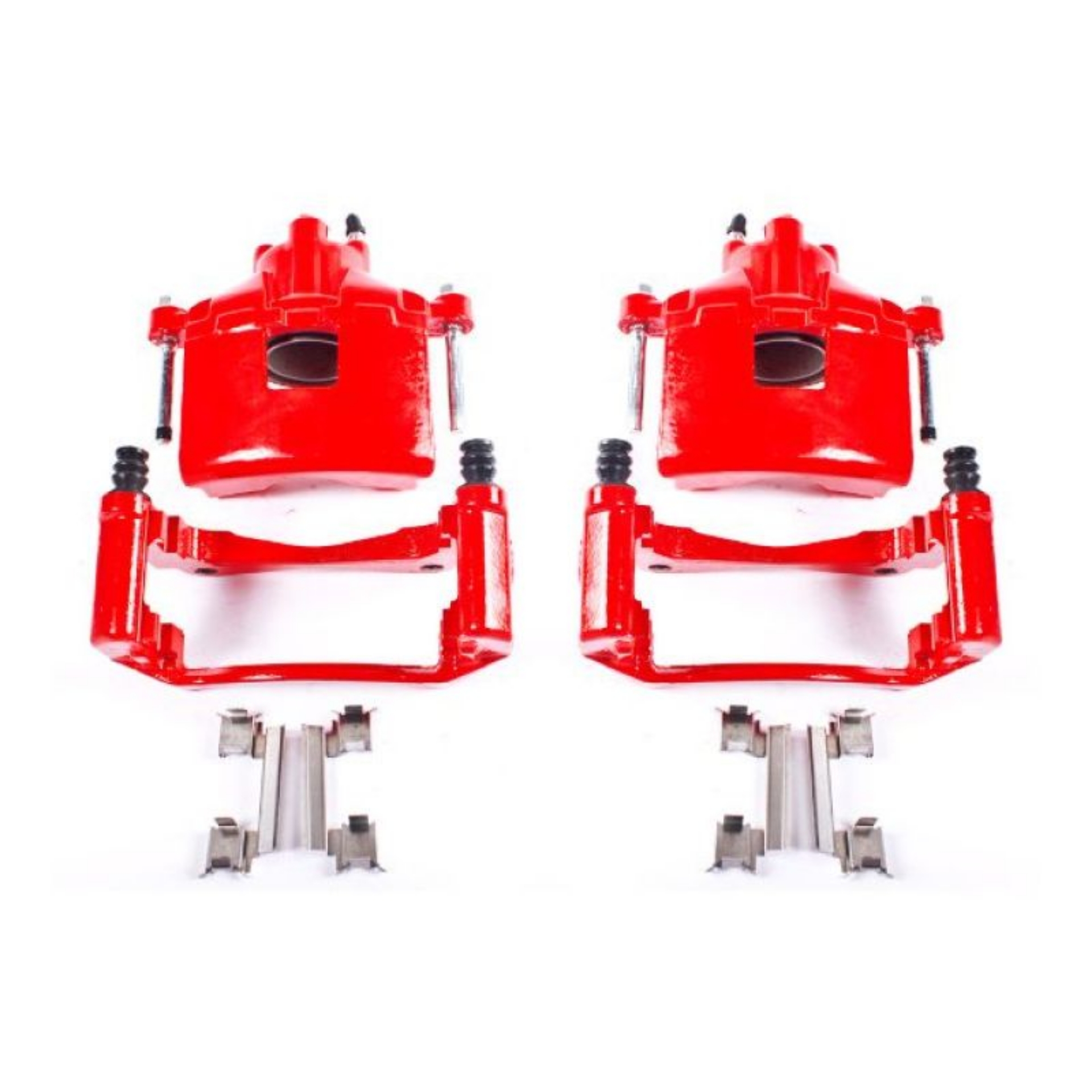 Picture of Power Stop 2004 Pontiac Grand Prix Front Red Calipers w-Brackets - Pair