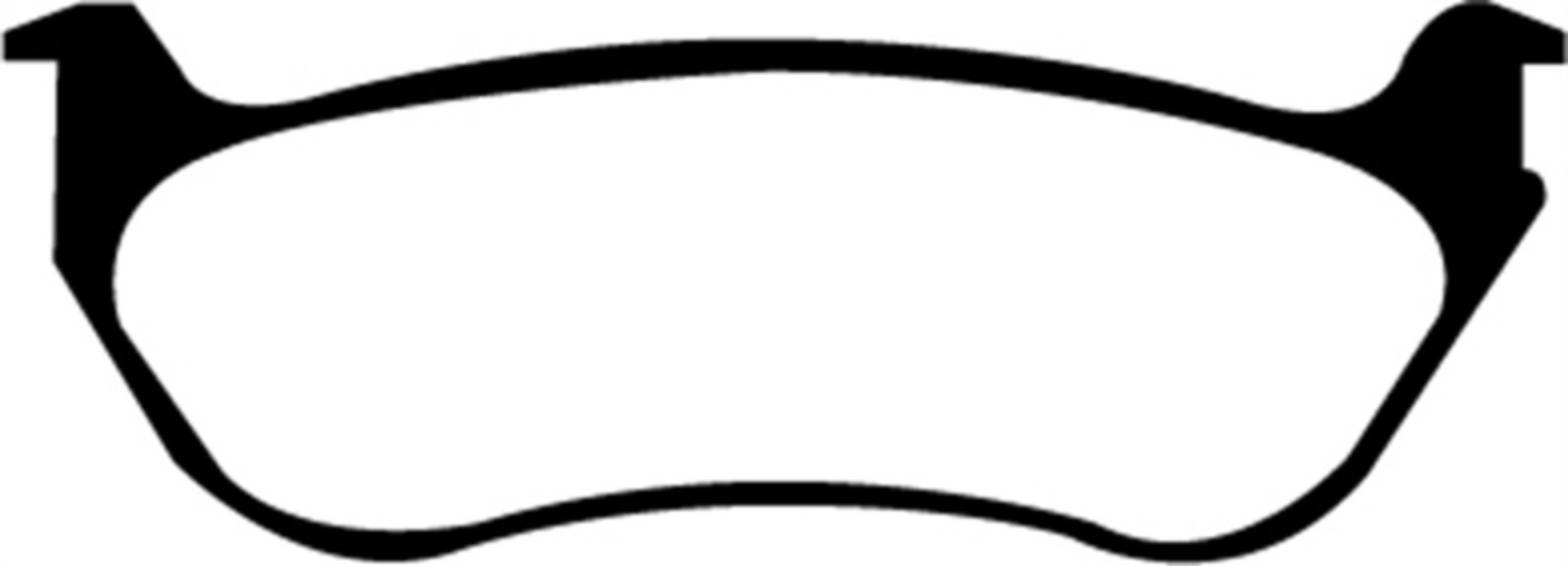 Picture of EBC 95-97 Ford Crown Victoria 4-6 Phenolic PisTons Redstuff Rear Brake Pads