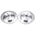 Picture of Power Stop 11-13 Lexus CT200h Rear Evolution Drilled & Slotted Rotors - Pair