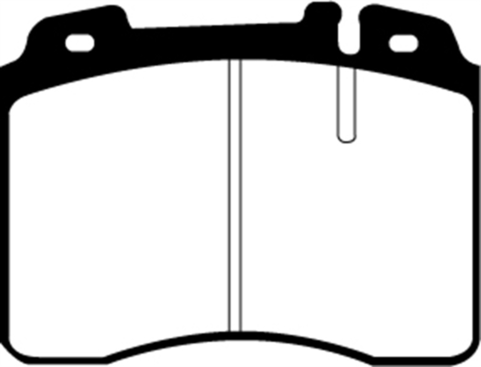 Picture of EBC 95-97 Mercedes-Benz C36 AMG W202 3-6 Redstuff Front Brake Pads