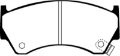 Picture of EBC 95-97 Nissan Sentra 1-6 Greenstuff Front Brake Pads