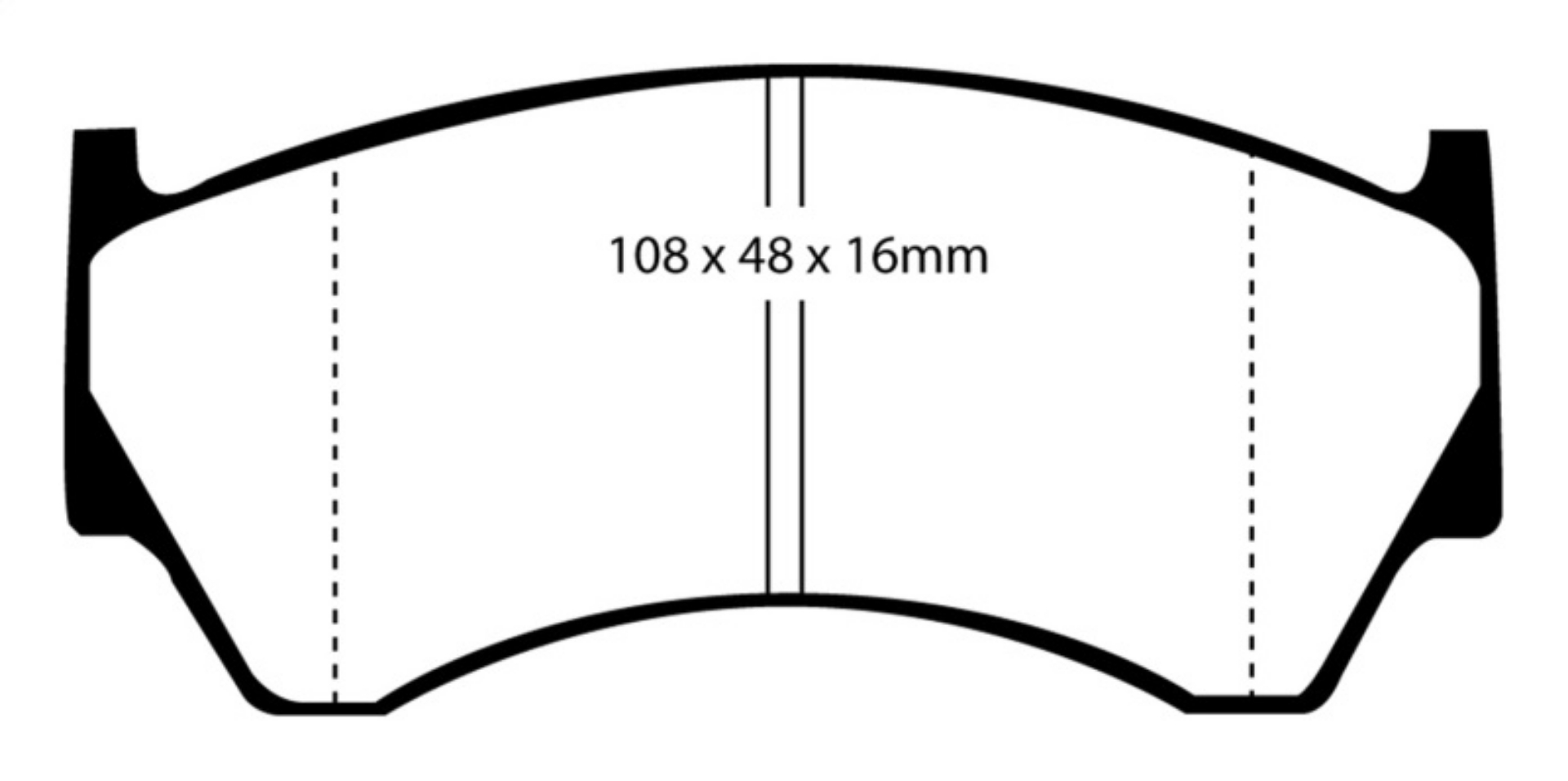 Picture of EBC 95-97 Nissan Sentra 1-6 Redstuff Front Brake Pads