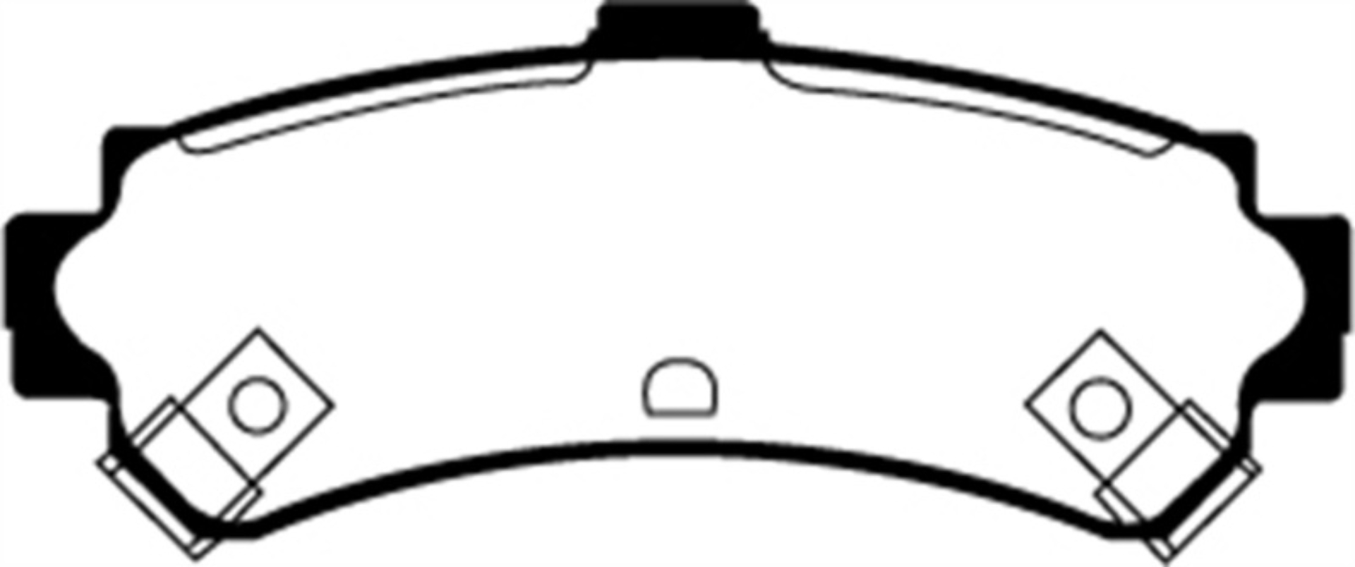 Picture of EBC 95-97 Nissan Sentra 1-6 Redstuff Rear Brake Pads