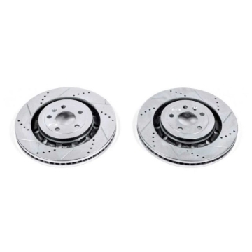 Picture of Power Stop 13-19 Ford Explorer Front Evolution Drilled & Slotted Rotors - Pair
