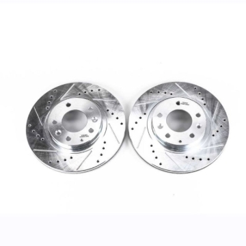 Picture of Power Stop 06-15 Mazda MX-5 Miata Front Evolution Drilled & Slotted Rotors - Pair