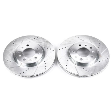 Picture of Power Stop 06-09 Pontiac Solstice Front Evolution Drilled & Slotted Rotors - Pair