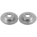 Picture of Power Stop 12-16 Mercedes-Benz C250 Rear Evolution Drilled & Slotted Rotors - Pair