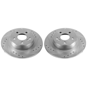 Picture of Power Stop 12-16 Mercedes-Benz C250 Rear Evolution Drilled & Slotted Rotors - Pair