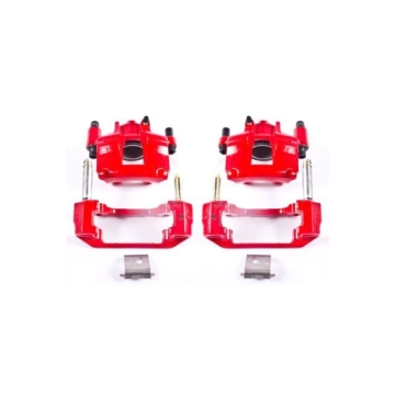 Picture of Power Stop 94-98 Ford Mustang Front Red Calipers w-Brackets - Pair