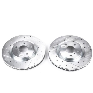 Picture of Power Stop 03-04 Infiniti G35 Front Evolution Drilled & Slotted Rotors - Pair