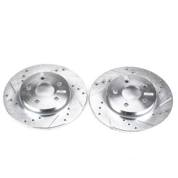 Picture of Power Stop 02-08 Jaguar X-Type Rear Evolution Drilled & Slotted Rotors - Pair
