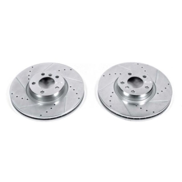 Picture of Power Stop 07-13 BMW X5 Front Evolution Drilled & Slotted Rotors - Pair