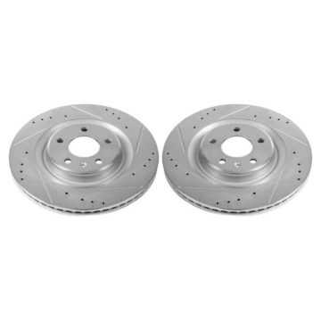 Picture of Power Stop 17-19 Audi A4 Rear Evolution Drilled & Slotted Rotors - Pair