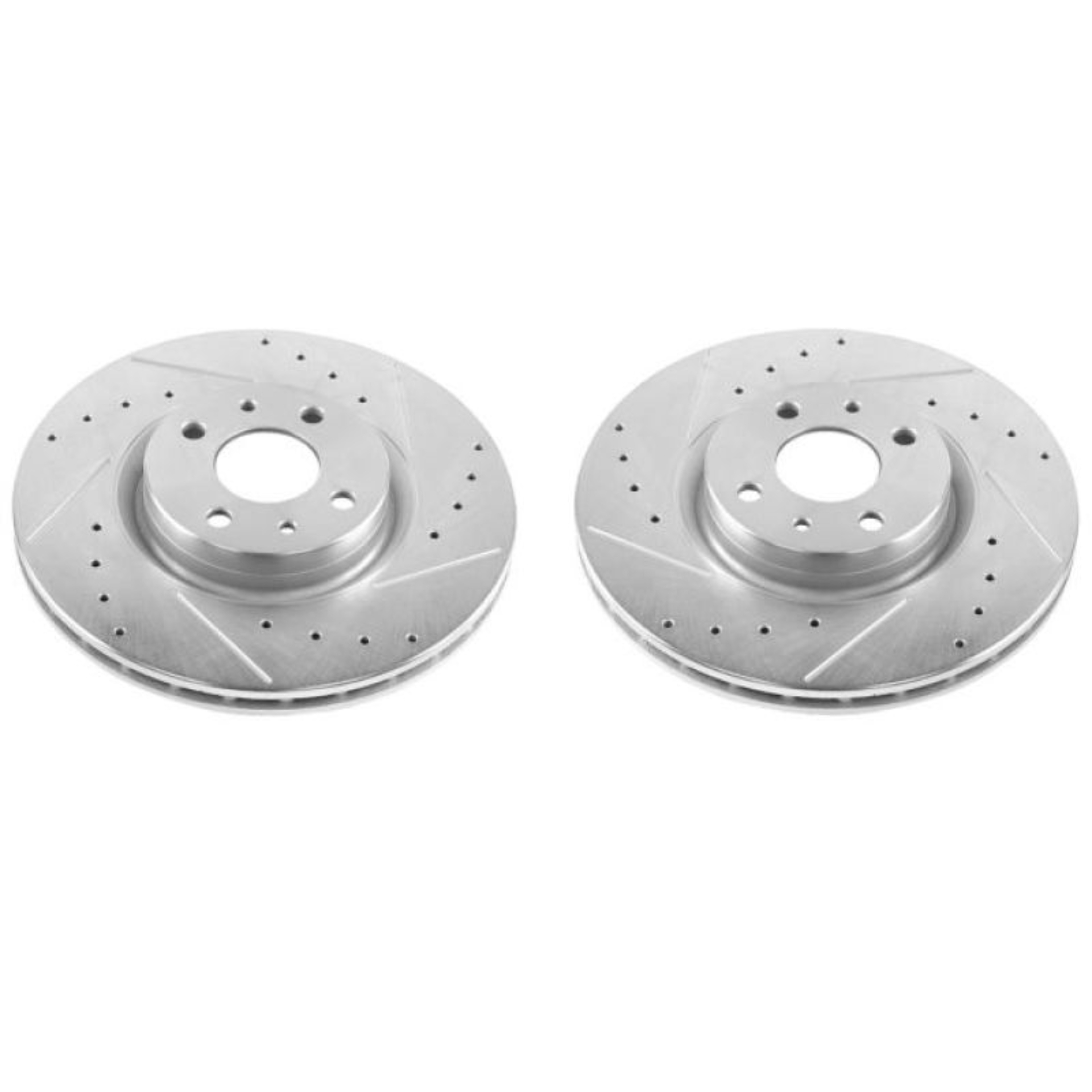 Picture of Power Stop 12-18 Fiat 500 Front Evolution Drilled & Slotted Rotors - Pair