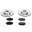 Picture of Power Stop 1995 Ford Taurus Front Z23 Evolution Sport Brake Kit