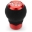 Picture of Raceseng Stratose Shift Knob (Gate 1 Engraving) M12x1.25mm Adapter - Red Translucent w/Perf Leather