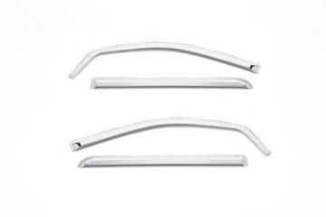 Picture of Putco 14-18 Chevy Silverado LD - 4 Door - Double Cab Element Chrome Window Visors