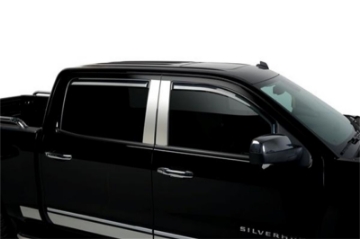 Picture of Putco 14-18 Chevy Silverado LD - 4 Door - Crew Cab Element Tinted Window Visors