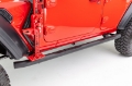 Picture of Go Rhino 18-20 Jeep Wrangler JLU 4000 Series SideSteps - Cab Length - Black