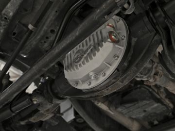 Picture of aFe Power Street Series Front Differential Cover Raw w- Machined Fins 13-18 RAM V8 5-7-6-4L
