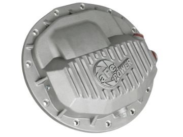 Picture of aFe Power Street Series Front Differential Cover Raw w- Machined Fins 13-18 RAM V8 5-7-6-4L