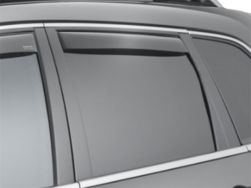 Picture of WeatherTech 14+ Jeep Cherokee Rear Side Window Deflectors - Dark Smoke