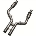 Picture of Kooks 05-10 Ford Mustang GT Shelby GT Bullitt 1-3-4 x 3 3V Header & Catted H-Pipe Kit