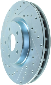 Picture of StopTech Select Sport Nissan Slotted and Drilled Right Front Rotor