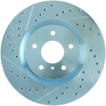 Picture of StopTech Select Sport Nissan Slotted and Drilled Right Front Rotor