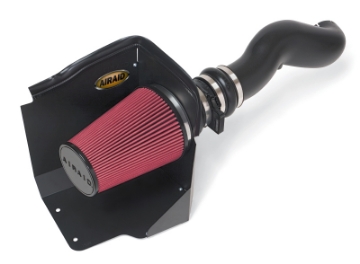 Picture of Airaid 07-08 Chevy/GMC Silverado/Sierra 2500/3500 6.0L CAD Intake System w/ Tube (Dry / Red Media)