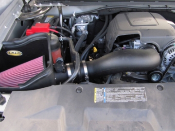 Picture of Airaid 09-13 GM Truck/SUV (w/ Elec Fan/excl 11 6.0L) MXP Intake System w/ Tube (Dry / Red Media)