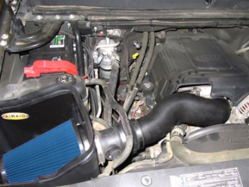 Picture of Airaid 07-08 Chevy/GMC Silverado/Sierra 2500/3500 6.0L MXP Intake System w/ Tube (Dry / Blue Media)