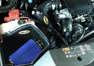 Picture of Airaid 13-14 Chevrolet/GMC Duramax 6.6L MXP Intake System w/ Tube (Dry / Blue Media)